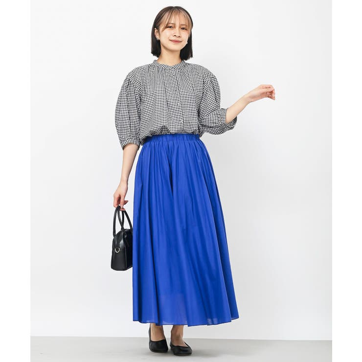 テンセル綿麻バンドカラー７分袖シャツ | rps | 詳細画像31 