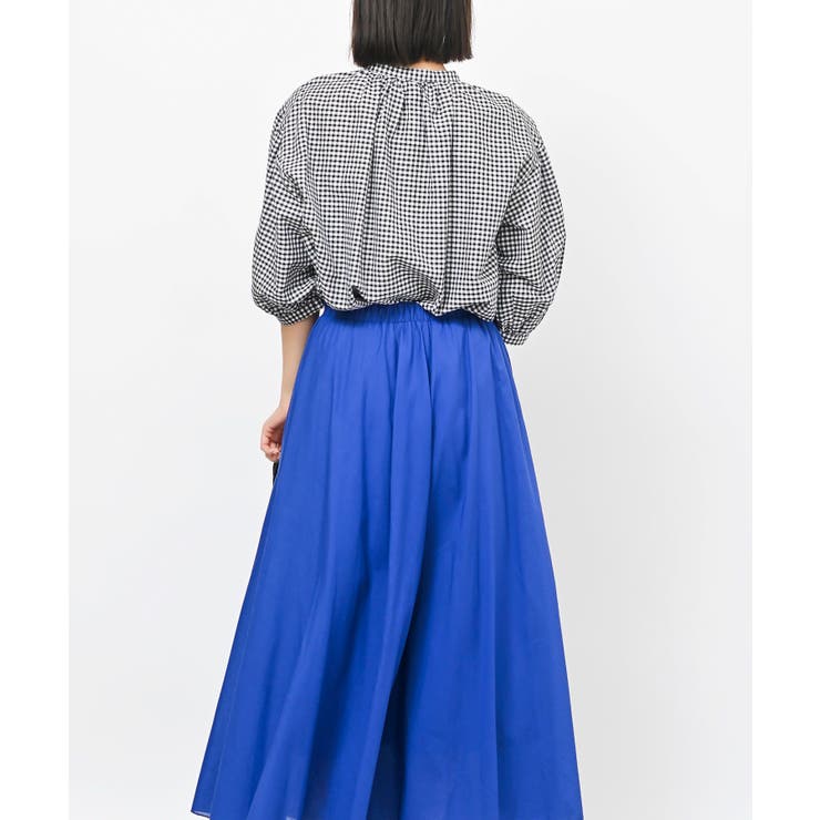 テンセル綿麻バンドカラー７分袖シャツ | rps | 詳細画像33 