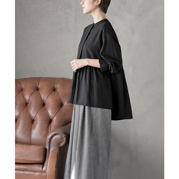 ネル起毛ＢＡＣＫティアードブラウス | rps | 詳細画像11 