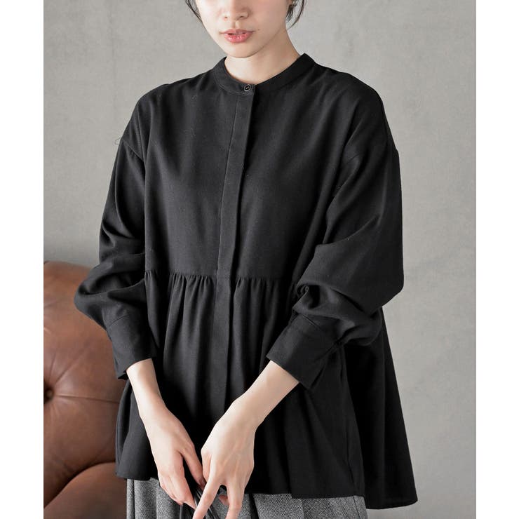 ネル起毛ＢＡＣＫティアードブラウス | rps | 詳細画像14 