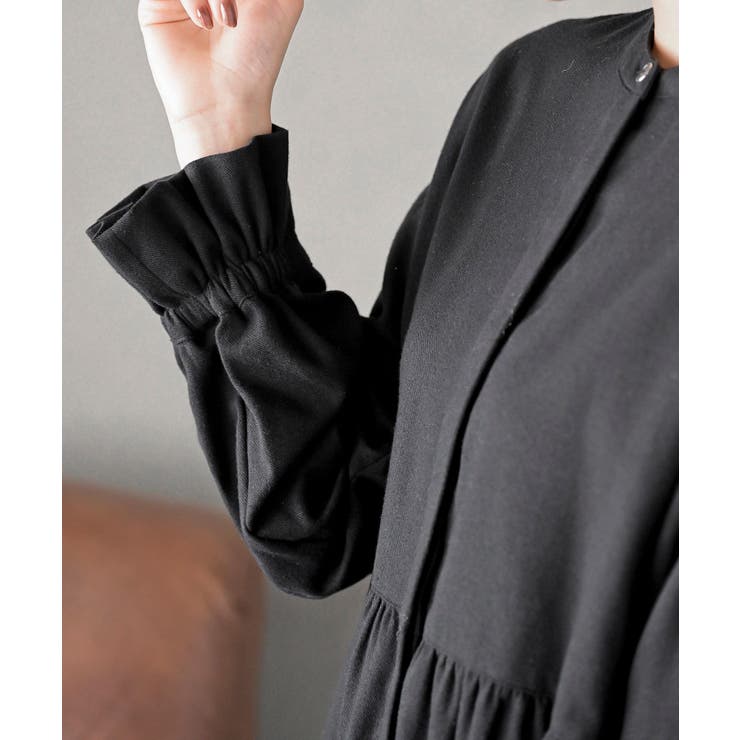 ネル起毛ＢＡＣＫティアードブラウス | rps | 詳細画像18 