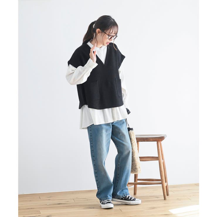 ネル起毛ＢＡＣＫティアードブラウス | rps | 詳細画像28 