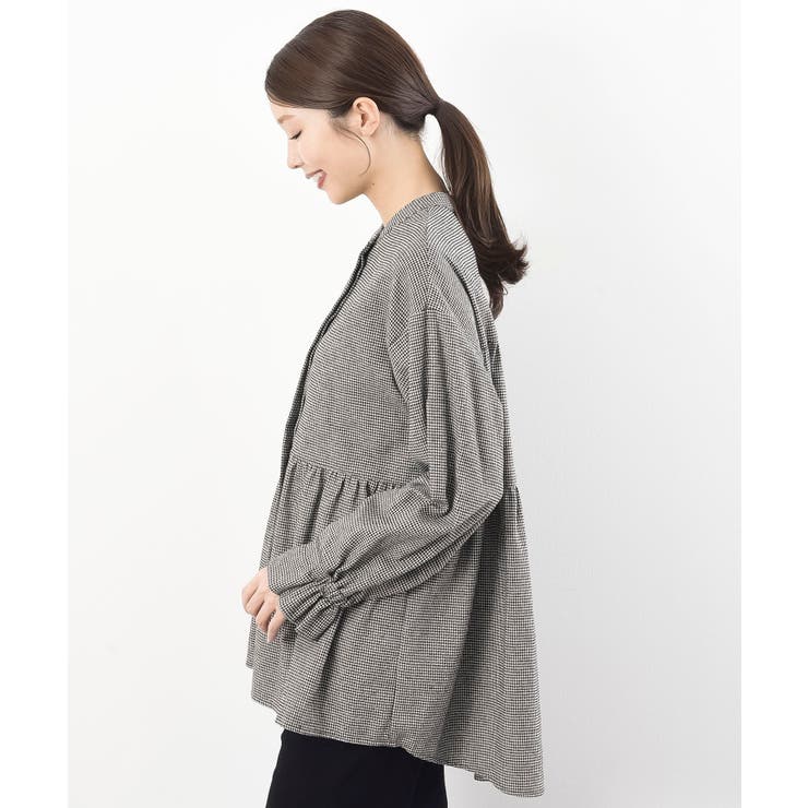 ネル起毛ＢＡＣＫティアードブラウス | rps | 詳細画像29 