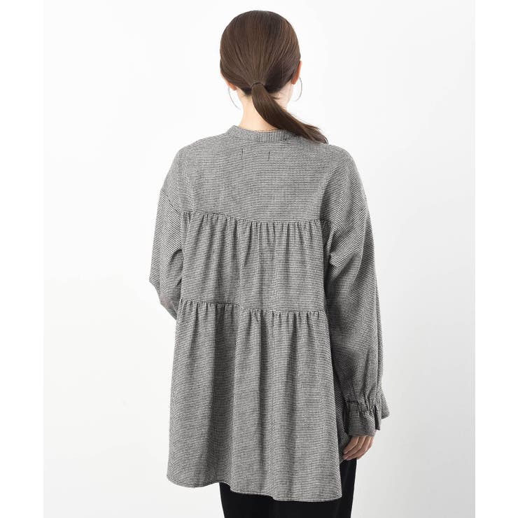 ネル起毛ＢＡＣＫティアードブラウス | rps | 詳細画像30 