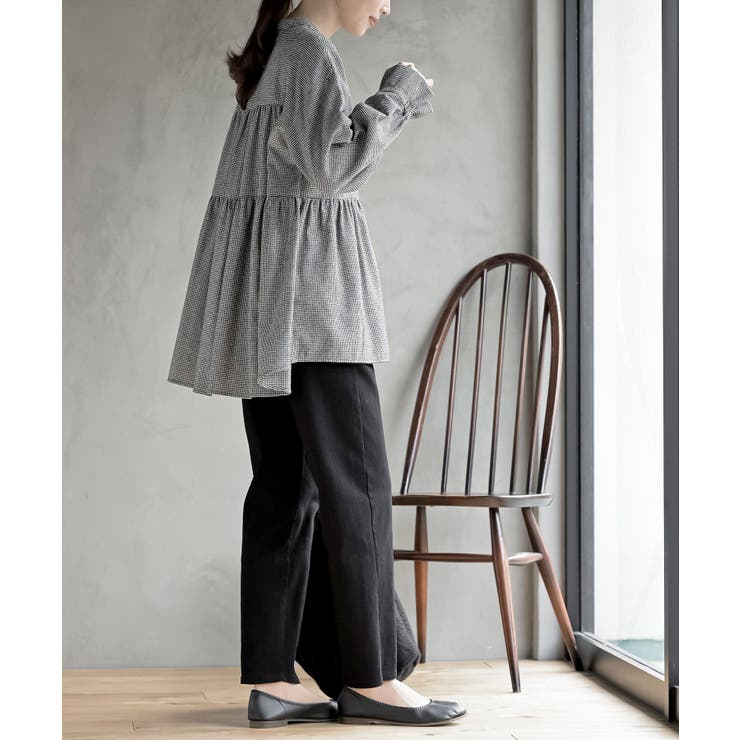 ネル起毛ＢＡＣＫティアードブラウス | rps | 詳細画像5 