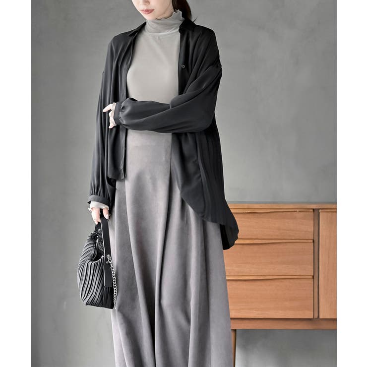 ＢＡＣＫプリーツ裾タックブラウス | rps | 詳細画像11 