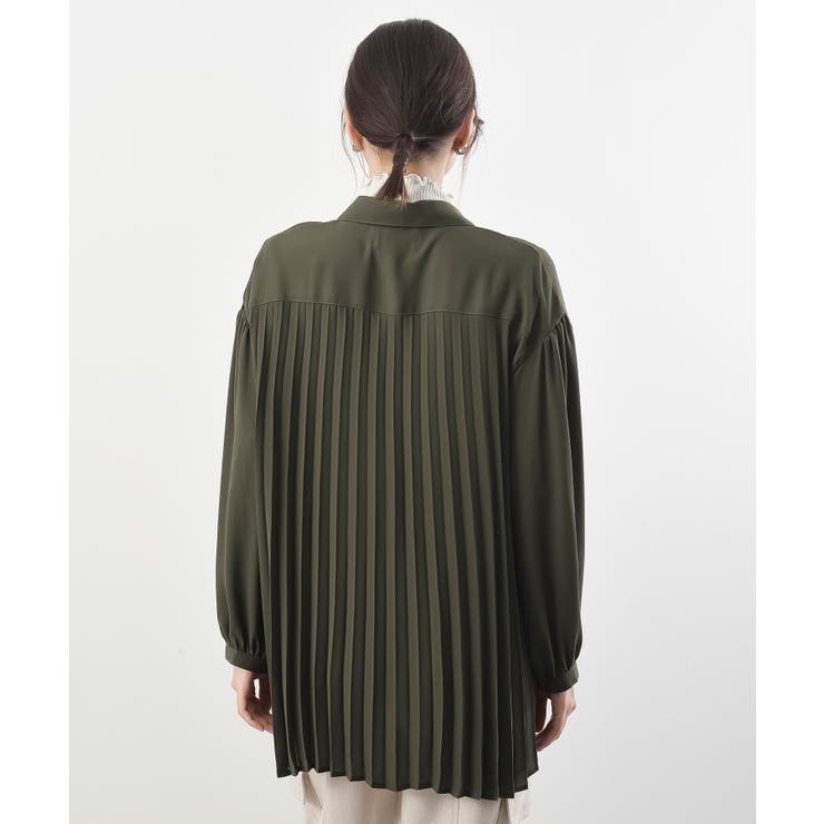 ＢＡＣＫプリーツ裾タックブラウス | rps | 詳細画像27 