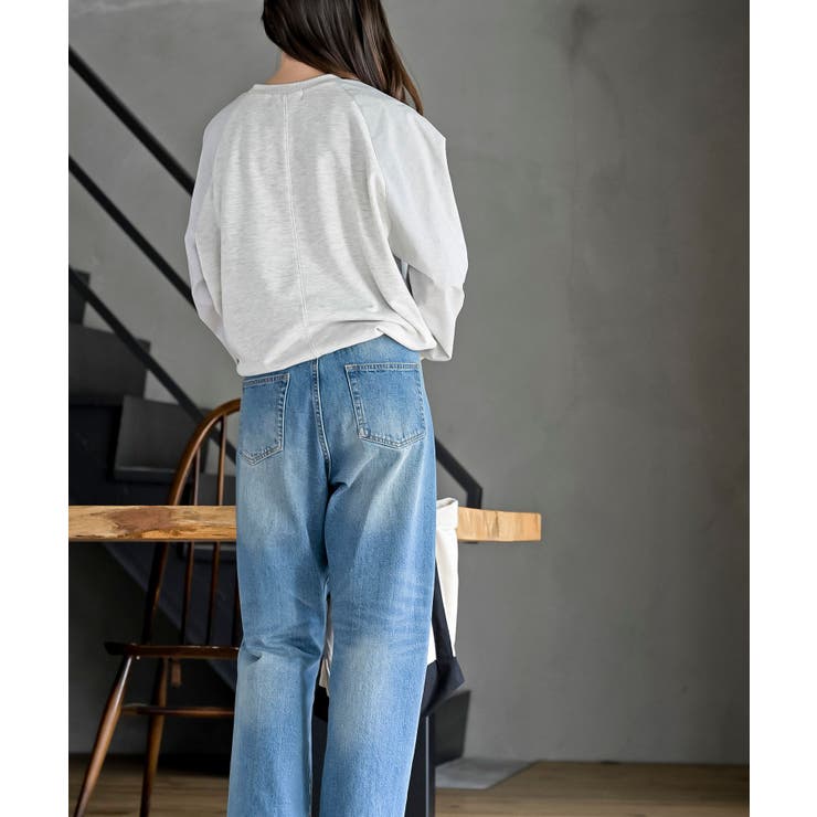 異素材切替裾ドロストミニ裏毛プルオーバー | rps | 詳細画像4 