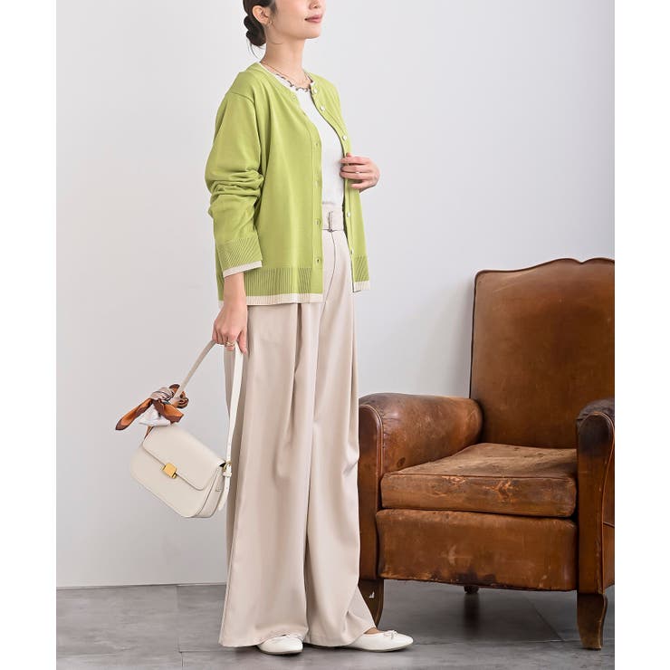 配色レイヤード風ニットカーディガン | rps | 詳細画像21 