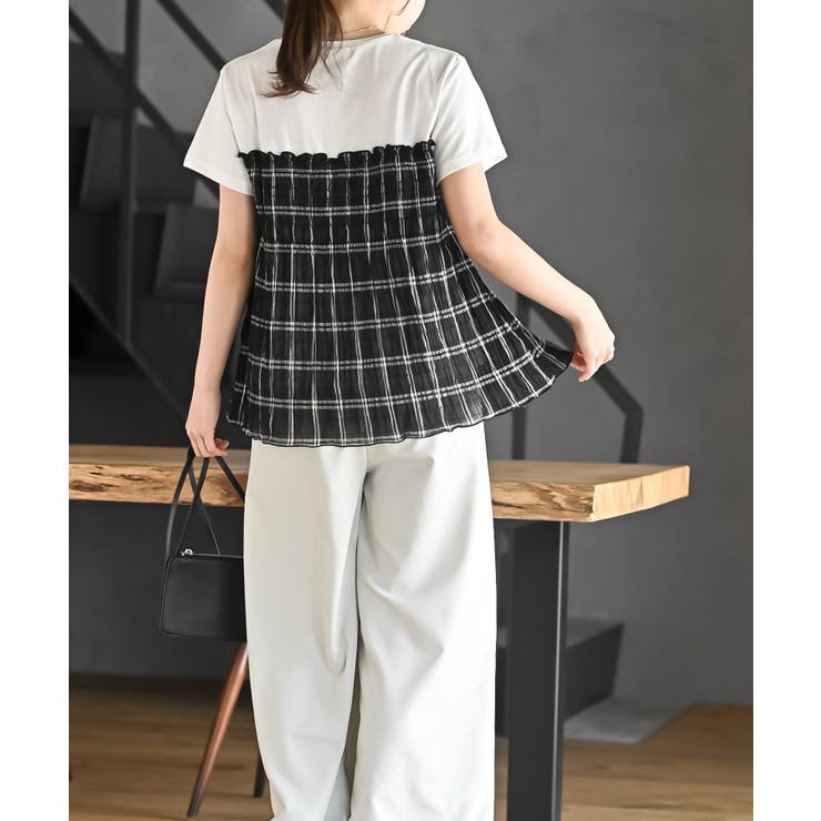 異素材シャーリングドッキングＴ | rps | 詳細画像12 