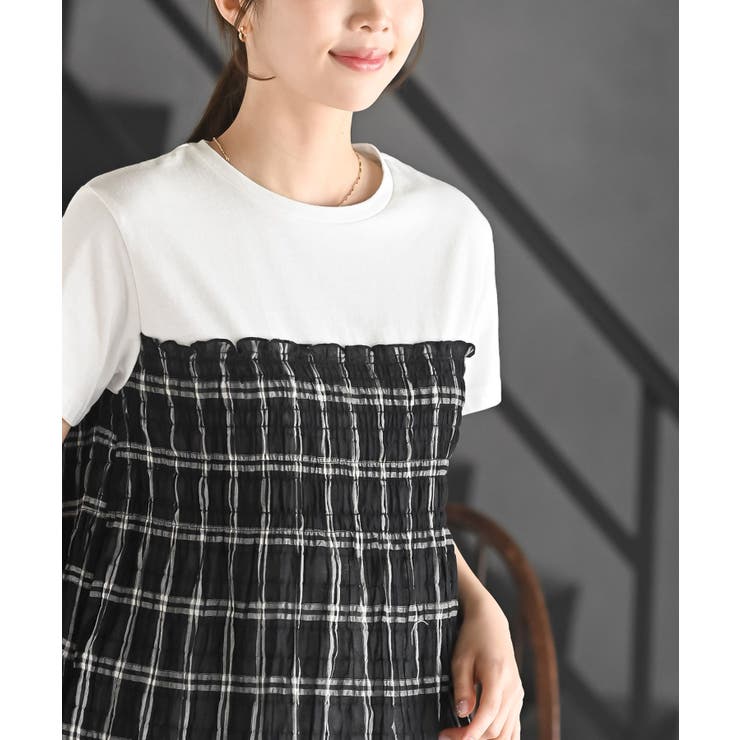 異素材シャーリングドッキングＴ | rps | 詳細画像14 