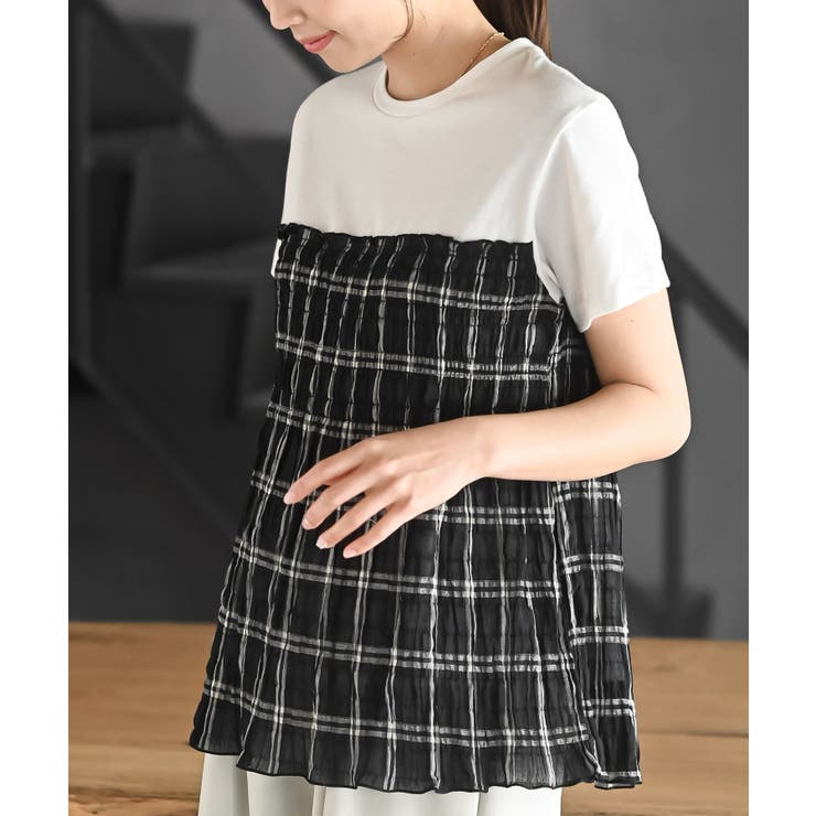 異素材シャーリングドッキングＴ | rps | 詳細画像15 