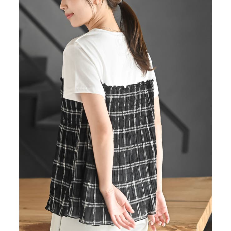 異素材シャーリングドッキングＴ | rps | 詳細画像16 