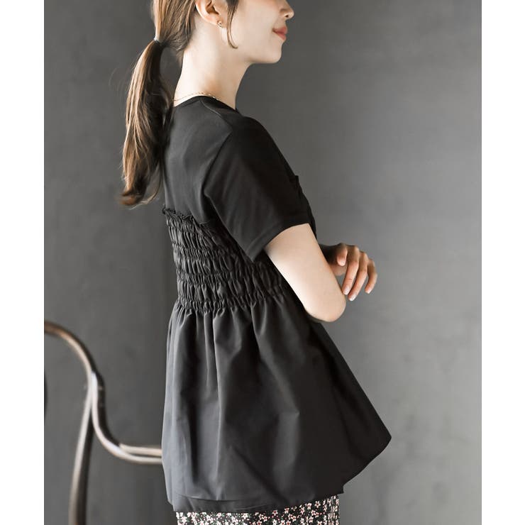 異素材シャーリングドッキングＴ | rps | 詳細画像25 