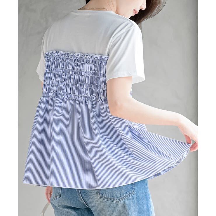 異素材シャーリングドッキングＴ | rps | 詳細画像32 