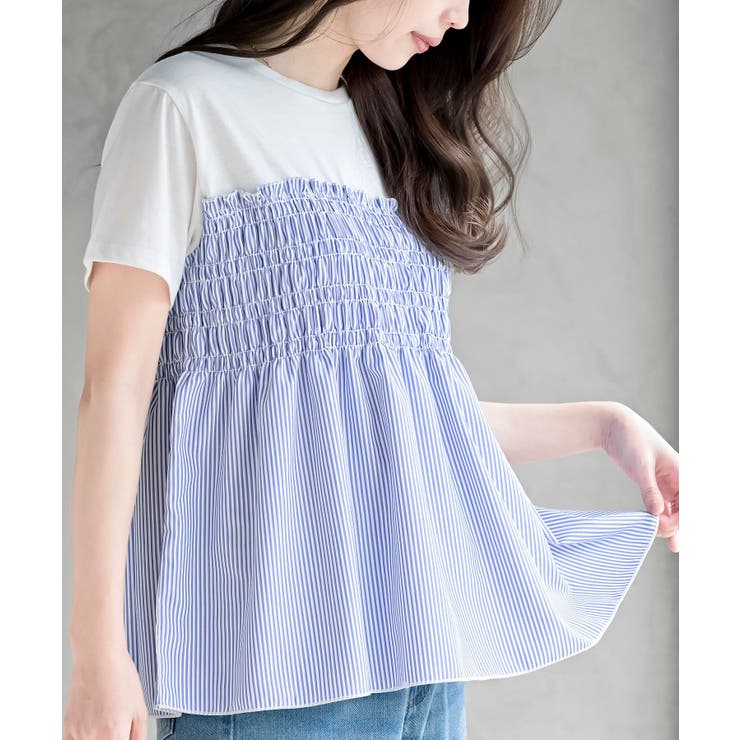 異素材シャーリングドッキングＴ | rps | 詳細画像33 