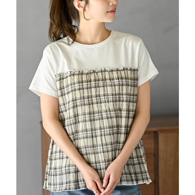 異素材シャーリングドッキングＴ | rps | 詳細画像6 