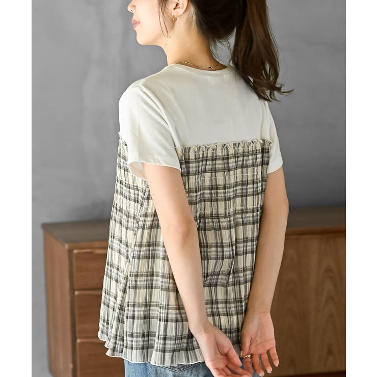 異素材シャーリングドッキングＴ | rps | 詳細画像8 