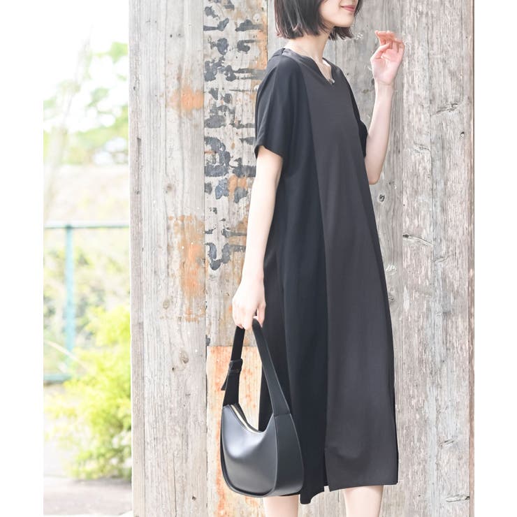 天竺バイカラーワンピース[品番：RPSW0003668]｜rps（アール
