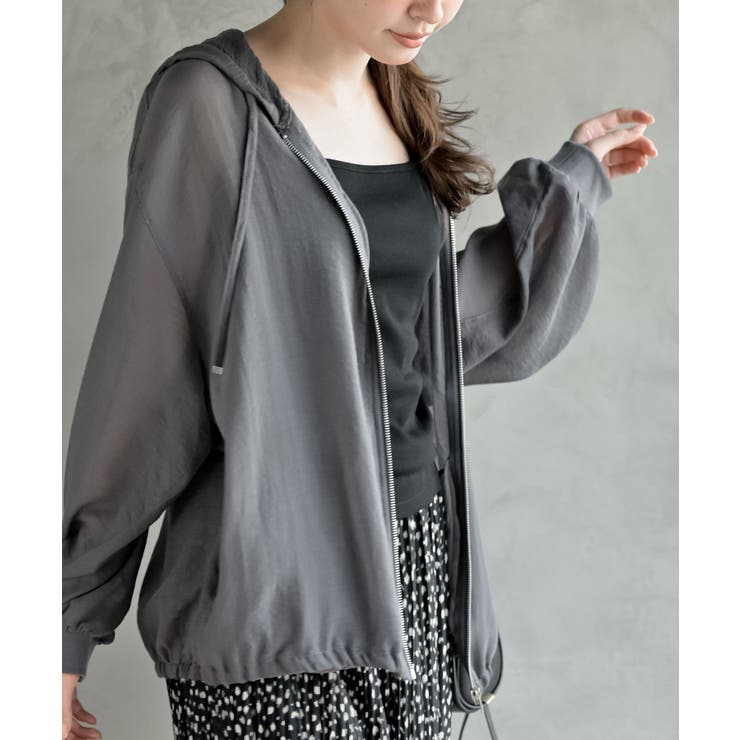 CHACグレー | エステルシアーフードブルゾン | rps