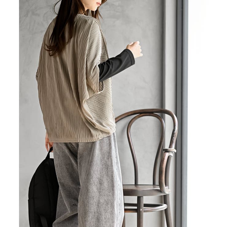 インナーＳＥＴウェーブジャガードプルオーバーアンサンブル | rps | 詳細画像11 