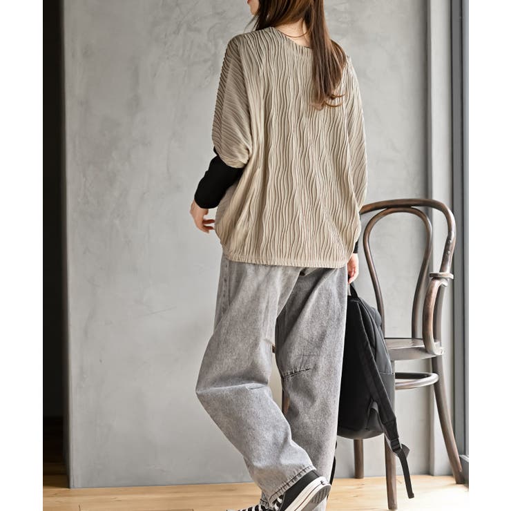 インナーＳＥＴウェーブジャガードプルオーバーアンサンブル | rps | 詳細画像12 