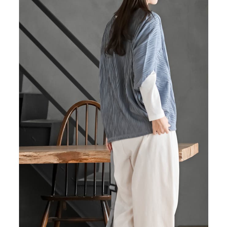 インナーＳＥＴウェーブジャガードプルオーバーアンサンブル | rps | 詳細画像19 