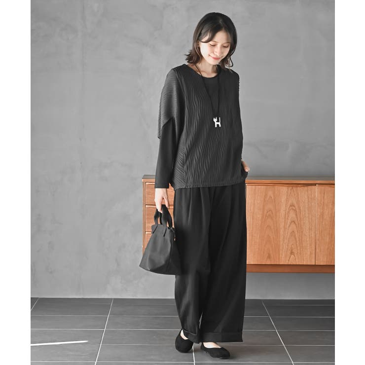 インナーＳＥＴウェーブジャガードプルオーバーアンサンブル | rps | 詳細画像2 