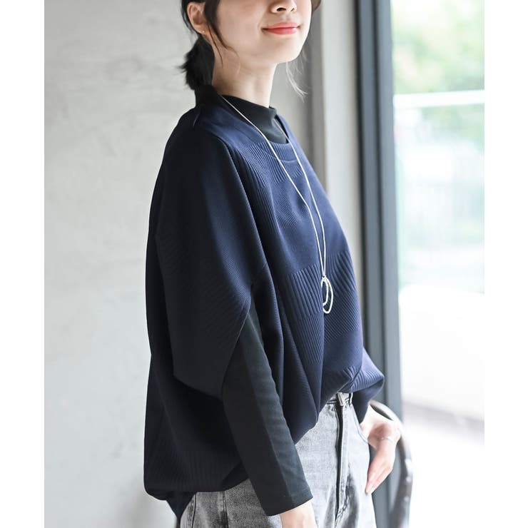 インナーＳＥＴふくれランダムボーダープルオーバー | rps | 詳細画像18 