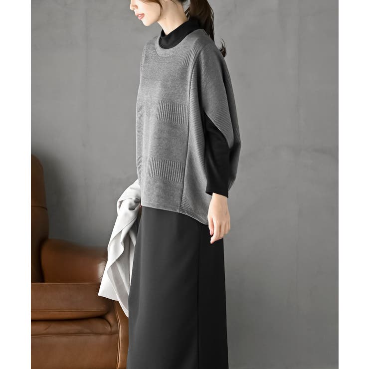 インナーＳＥＴふくれランダムボーダープルオーバー | rps | 詳細画像3 