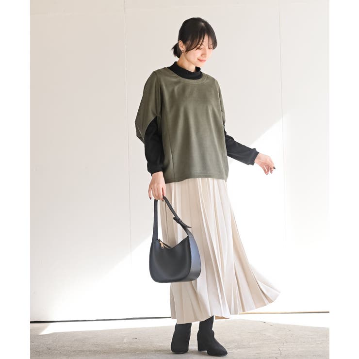 インナーＳＥＴスエードポンチプルオーバーアンサンブル | rps | 詳細画像18 