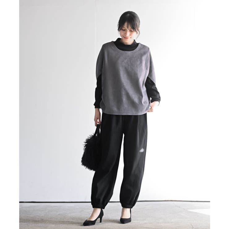 インナーＳＥＴスエードポンチプルオーバーアンサンブル | rps | 詳細画像2 