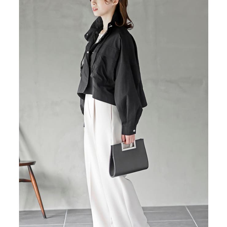 スタンドショートナイロンジャケット | rps | 詳細画像12 