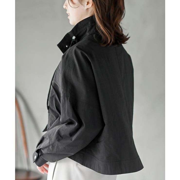 スタンドショートナイロンジャケット | rps | 詳細画像16 