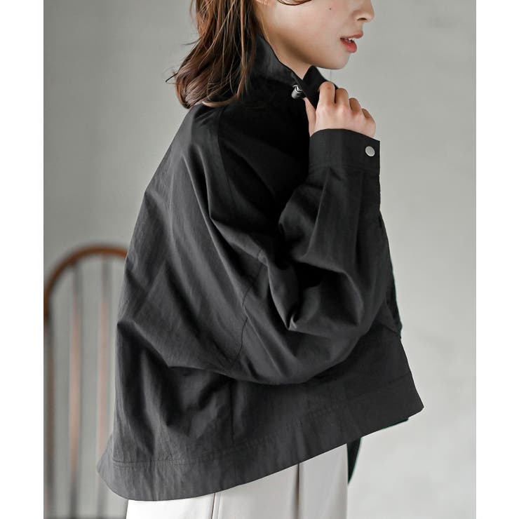 スタンドショートナイロンジャケット | rps | 詳細画像18 