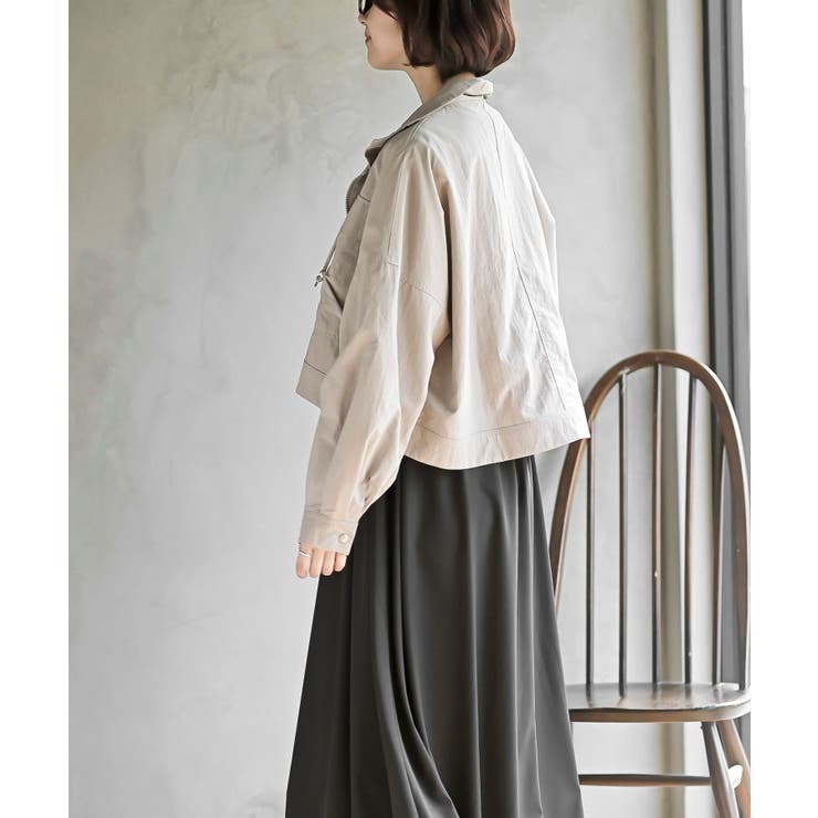 スタンドショートナイロンジャケット | rps | 詳細画像21 