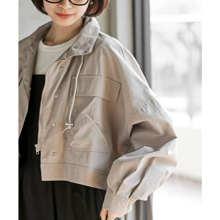 スタンドショートナイロンジャケット | rps | 詳細画像24 