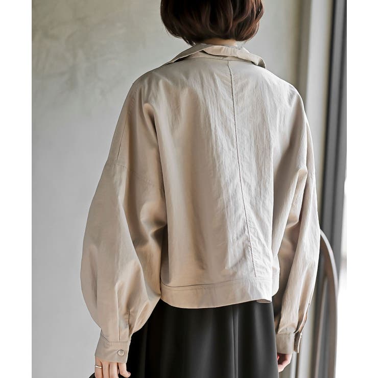 スタンドショートナイロンジャケット | rps | 詳細画像26 