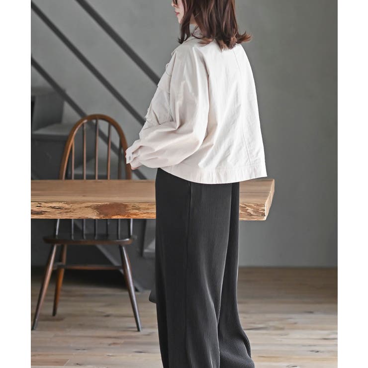 スタンドショートナイロンジャケット | rps | 詳細画像3 