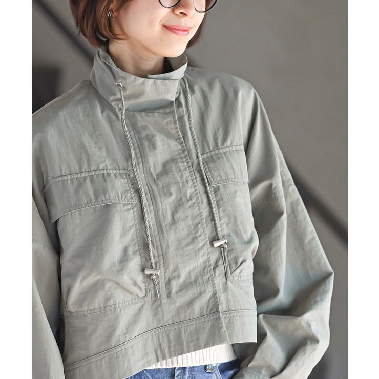 スタンドショートナイロンジャケット | rps | 詳細画像32 