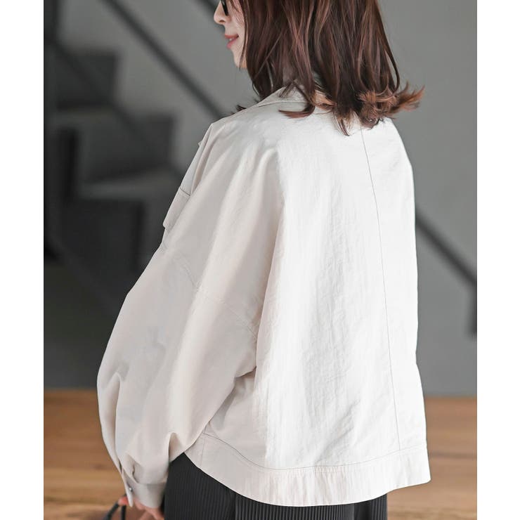 スタンドショートナイロンジャケット | rps | 詳細画像8 