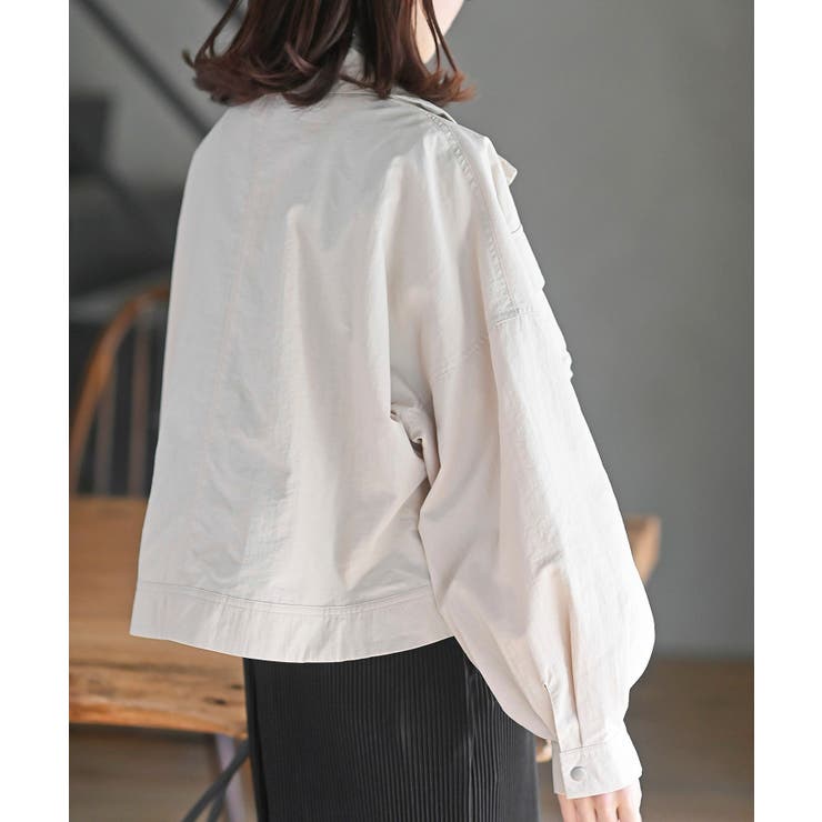 スタンドショートナイロンジャケット | rps | 詳細画像9 