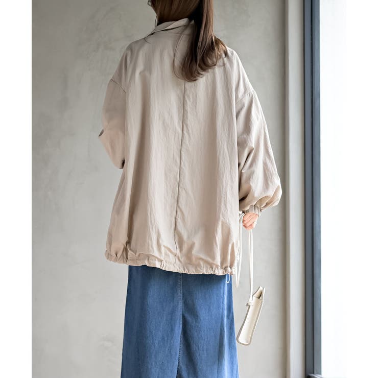 スタンドカラーナイロンコート | rps | 詳細画像20 