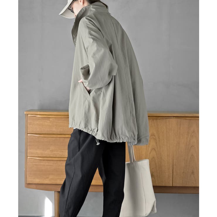 スタンドカラーナイロンコート | rps | 詳細画像29 