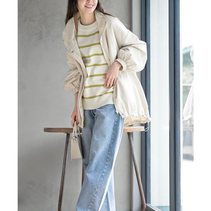 スタンドカラーナイロンコート | rps | 詳細画像3 