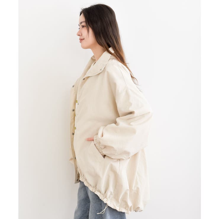 スタンドカラーナイロンコート | rps | 詳細画像36 