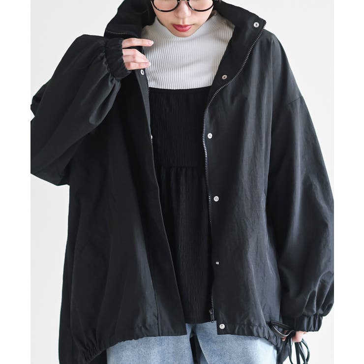 スタンドカラーナイロンコート | rps | 詳細画像39 