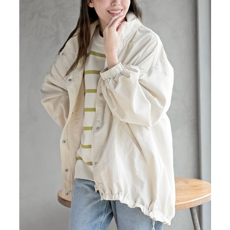 スタンドカラーナイロンコート | rps | 詳細画像6 