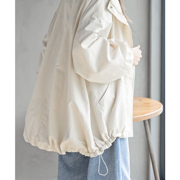 スタンドカラーナイロンコート | rps | 詳細画像8 