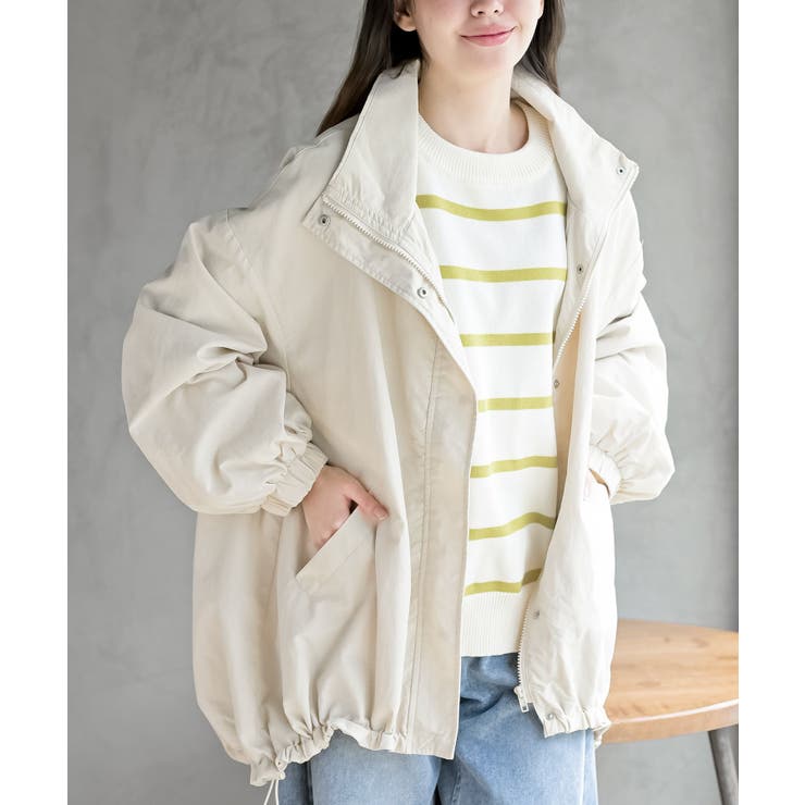 スタンドカラーナイロンコート | rps | 詳細画像9 